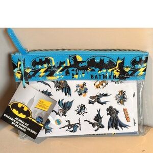 Batman Themed Journal Kit with Pencil Case, Notebook, Pens, Stickers
